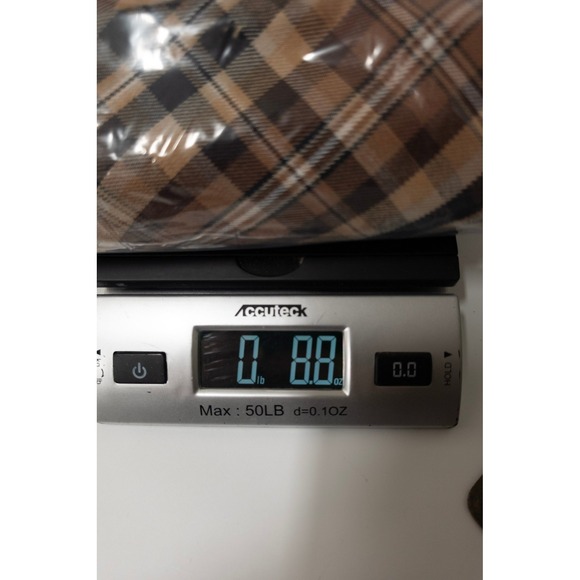 Vintage White Stag Skirt Womens 12P Brown Plaid Bias Cut Preppy Dark Academia - Picture 12 of 12